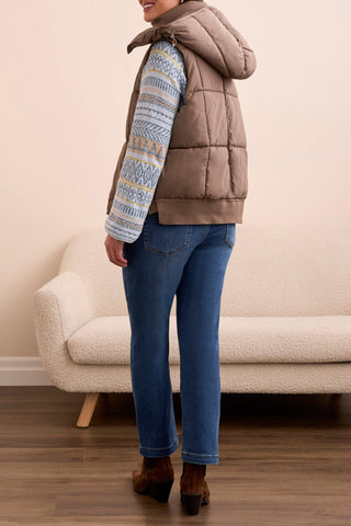 TRIBAL Friendly Charm Hooded Vest - Bray and Em Boutique