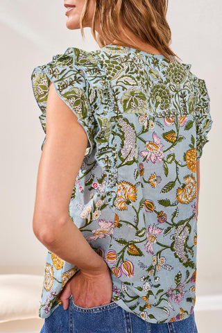 TRIBAL Harmony Haven Blouse - Bray and Em Boutique