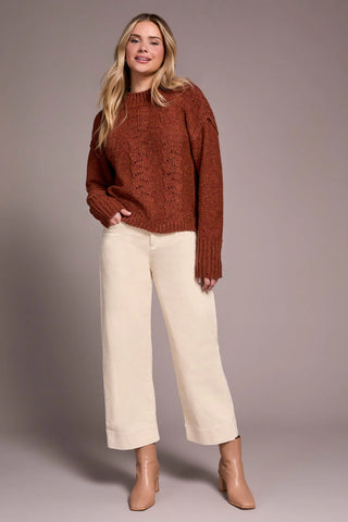 TRIBAL Multi Speckle Crew Neck Sweater