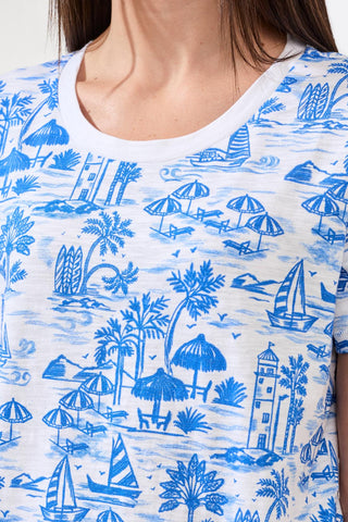 TRIBAL Nautical Escapes Crew Neck Top - Bray and Em Boutique