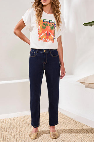 TRIBAL New Wonder Straight Ankle Jeans - Bray and Em Boutique