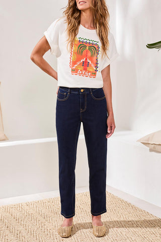 TRIBAL New Wonder Straight Ankle Jeans - Bray and Em Boutique