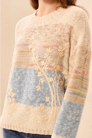 TRIBAL Novelty Embroidered Sweater