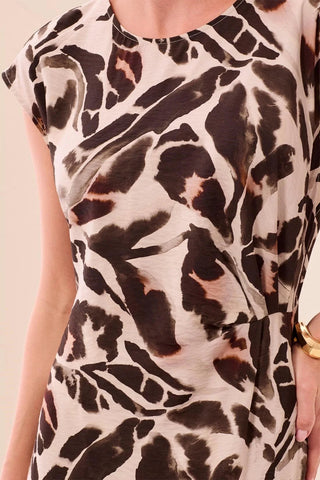 TRIBAL Pintuck Tunic Midi Dress - Bray and Em Boutique