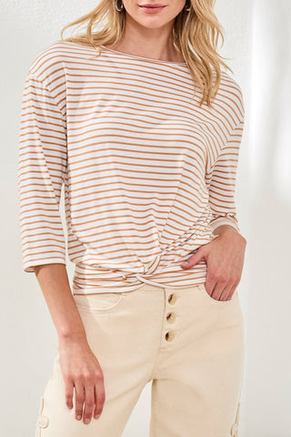 TRIBAL Say What You Wany Striped Top - Bray and Em Boutique