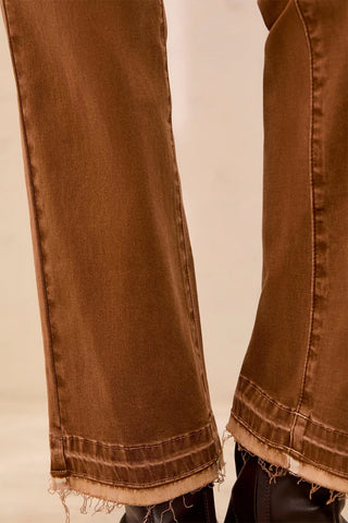 TRIBAL: Sophia Curvy Micro Flare Jeans