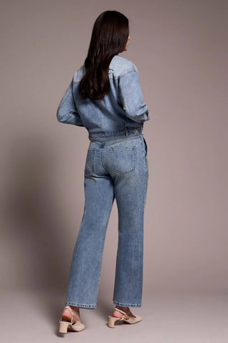 TRIBAL Stylish Movement Denim Jacket - Bray and Em Boutique