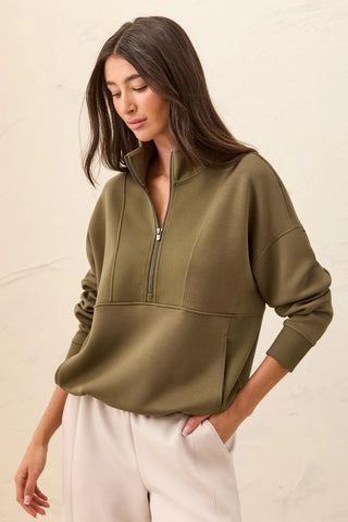TRIBAL Techno Lux Funnel Neck Pullover