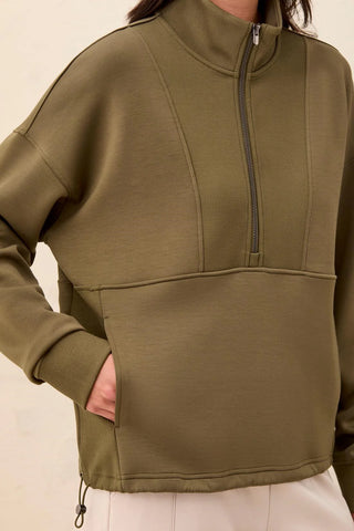 TRIBAL Techno Lux Funnel Neck Pullover
