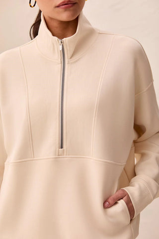 TRIBAL Techno Lux Funnel Neck Pullover