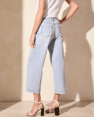 TRIBAL The Bailey Pull - On Cropped Wide Leg Jeans - Bray and Em Boutique