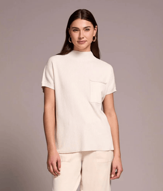 TRIBAL The Rebecca Mock Neck Sweater - Bray and Em Boutique