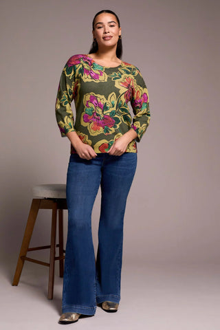 TRIBAL Totally Fine Crewneck Sweater - Bray and Em Boutique