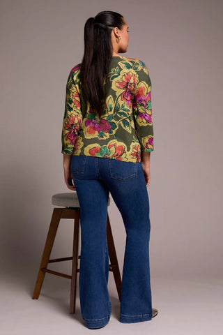 TRIBAL Totally Fine Crewneck Sweater - Bray and Em Boutique