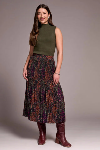 TRIBAL Touch Of Allure Crepe Fabric Skirt - Bray and Em Boutique