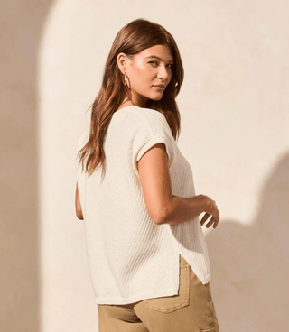 TRIBAL Unique Vision Side Slit Sweater - Bray and Em Boutique