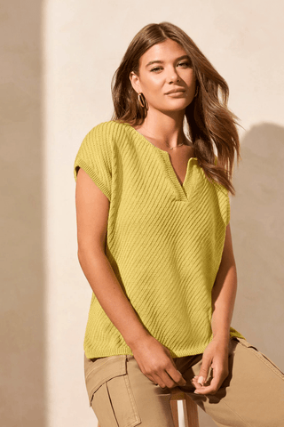 TRIBAL Unique Vision Side Slit Sweater - Bray and Em Boutique