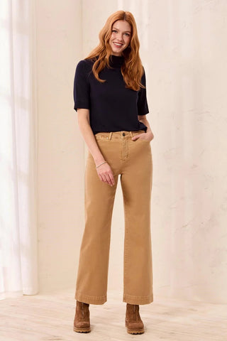 TRIBAL Wide Leg Pull-On Pants - Bray and Em Boutique