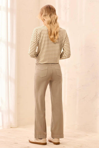 TRIBAL Wide Leg Pull-On Pants - Bray and Em Boutique