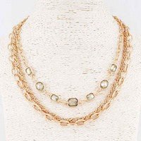 Trinity Mixed Chain Layered Necklace - Bray and Em Boutique