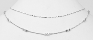 Triple Bead Layered Necklace - Bray and Em Boutique