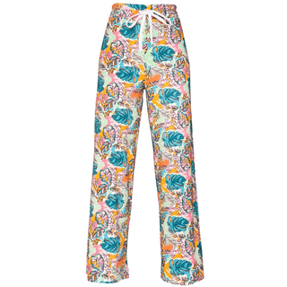 Tropical Monstera Leaf Print Pants - Bray and Em Boutique