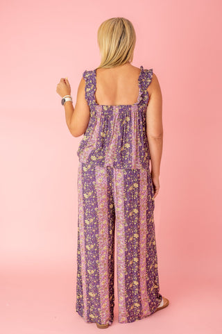 Truly The Star Floral Pants - Bray and Em Boutique