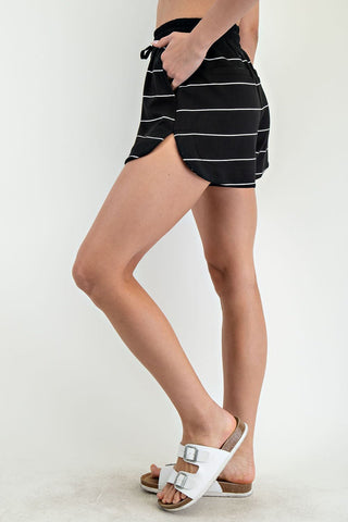 Tulip Stripe Shorts - Bray and Em Boutique
