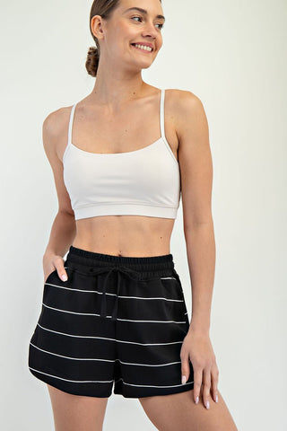 Tulip Stripe Shorts - Bray and Em Boutique