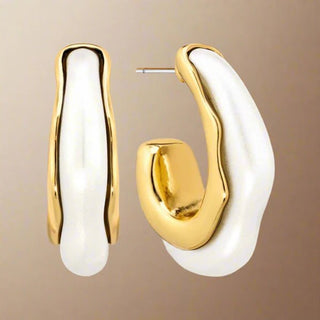 Turning The Page Half Hoop Earring - Bray and Em Boutique