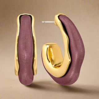 Turning The Page Half Hoop Earring - Bray and Em Boutique