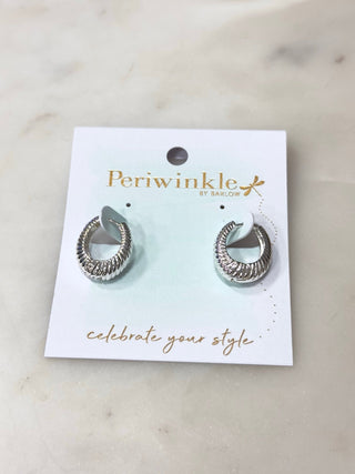 Twist & Shine Huggie Earrings - Bray and Em Boutique