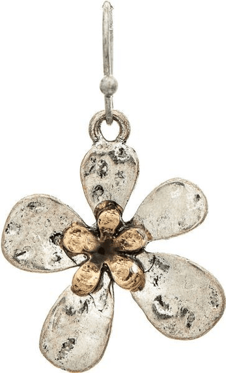 Two Tone Fun Flower Earring - Bray and Em Boutique