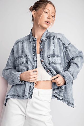 Unparalleled Comfort Shacket - Bray and Em Boutique