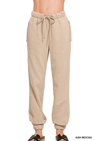 Unwinding Relaxation Drawstring Joggers - Bray and Em Boutique