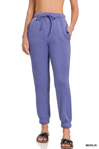 Unwinding Relaxation Drawstring Joggers - Bray and Em Boutique
