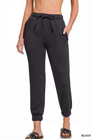 Unwinding Relaxation Drawstring Joggers - Bray and Em Boutique