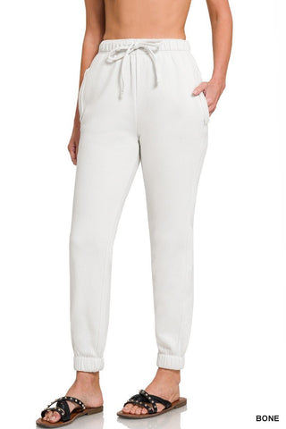 Unwinding Relaxation Drawstring Joggers - Bray and Em Boutique