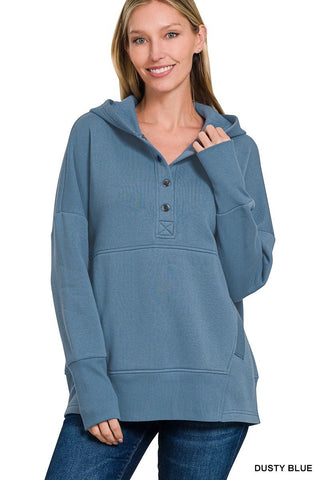 Unwinding Relaxation Pullover Hoodie - Bray and Em Boutique
