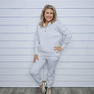 Unwinding Relaxation Pullover Hoodie - Bray and Em Boutique