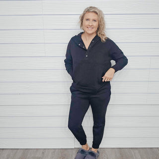 Unwinding Relaxation Pullover Hoodie - Bray and Em Boutique