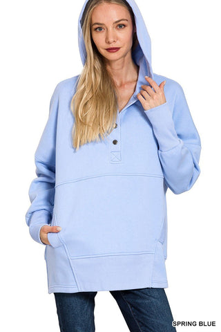 Unwinding Relaxation Pullover Hoodie - Bray and Em Boutique