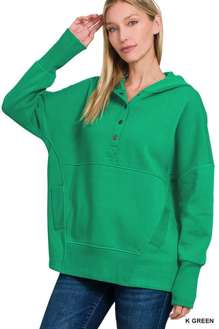 Unwinding Relaxation Pullover Hoodie - Bray and Em Boutique