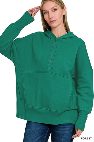 Unwinding Relaxation Pullover Hoodie - Bray and Em Boutique