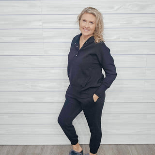 Unwinding Relaxation Pullover Hoodie - Bray and Em Boutique