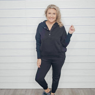 Unwinding Relaxation Pullover Hoodie - Bray and Em Boutique