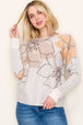 Taupe Floral