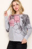 Grey Floral