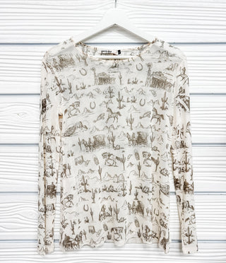 Urban Outrider Sheer Top - Bray and Em Boutique