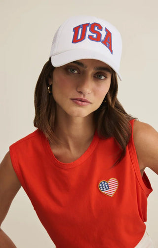USA Trucker Hat - Bray and Em Boutique